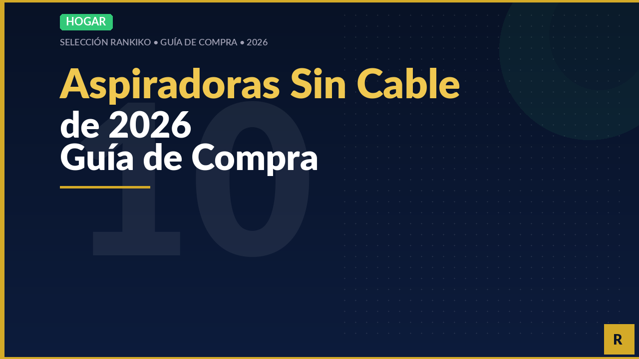 Aspiradoras sin Cable