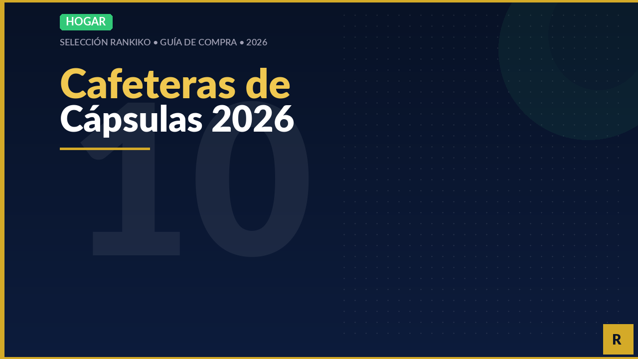 Cafeteras Cápsulas