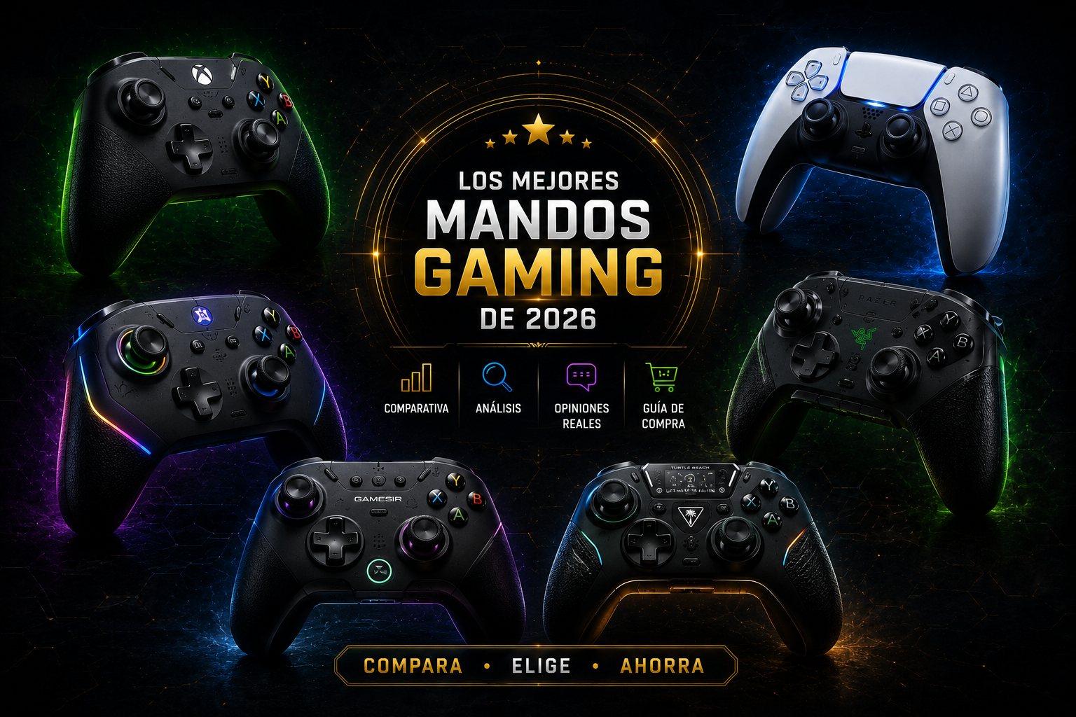 Los Mejores Mandos Gaming de 2026: Comparativa, Análisis y Opiniones