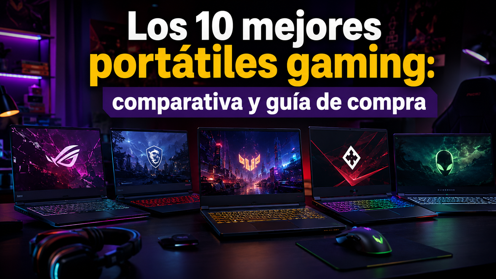 Los 10 mejores portátiles gaming: comparativa y guía de compra
