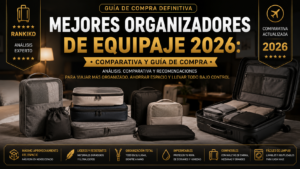 Mejores organizadores de equipaje 2026: comparativa y guía de compra