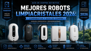 Mejores robots limpiacristales 2026: comparativa y guía de compra