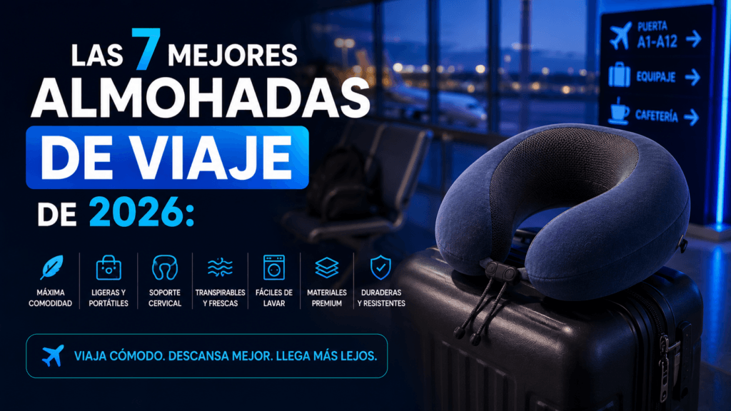 Las 7 mejores almohadas de viaje de 2026: comparativa y guía de compra