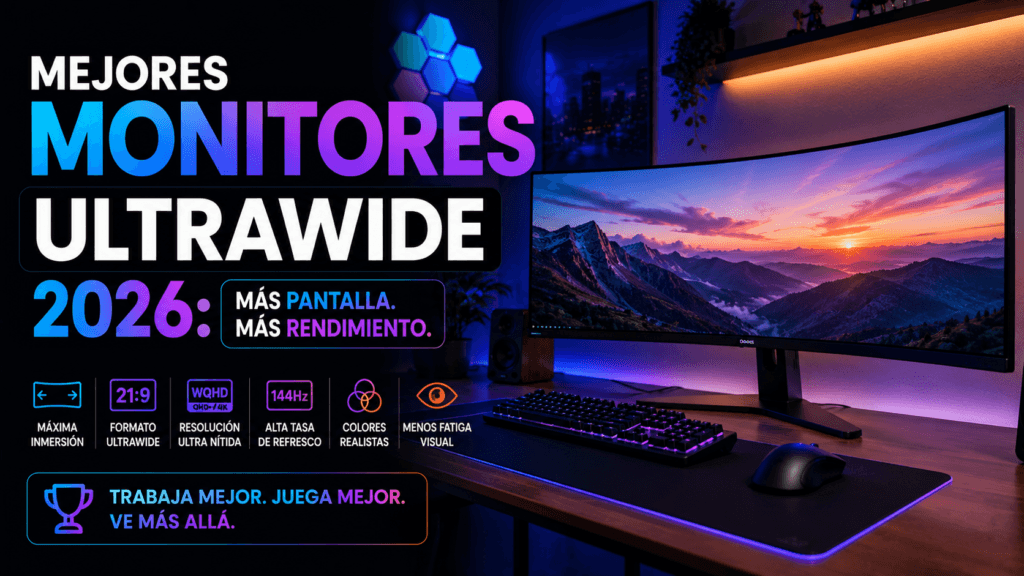 Mejores monitores ultrawide 2026: comparativa y guía de compra