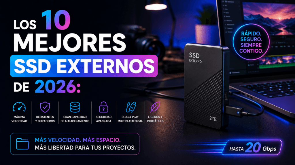 Los 10 Mejores SSD Externos de 2026: Comparativa Definitiva de Velocidad, Fiabilidad y Calidad-Precio