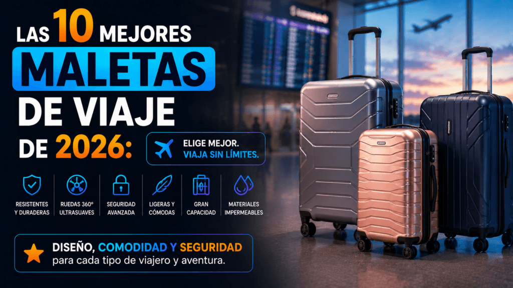 Las 10 Mejores Maletas de Viaje de 2026: Comparativa, Opiniones y Guía de Compra