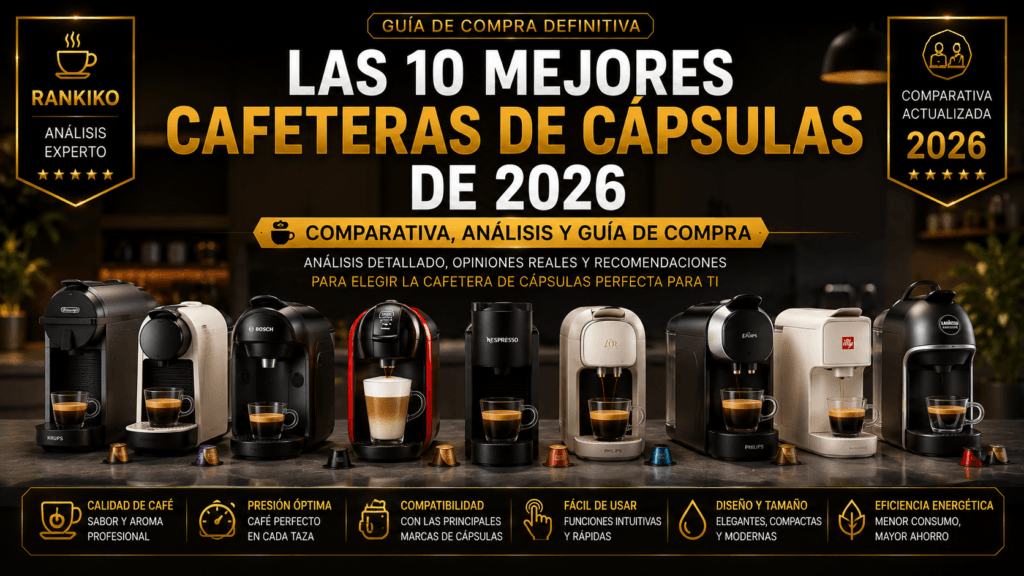 Las 10 Mejores Cafeteras de Cápsulas de 2026