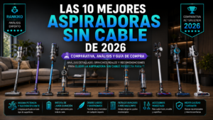 Las 10 Mejores Aspiradoras sin Cable de 2026