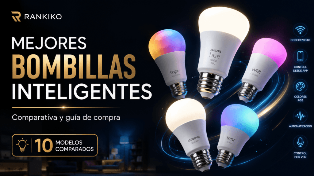 Mejores bombillas inteligentes: comparativa y guía de compra