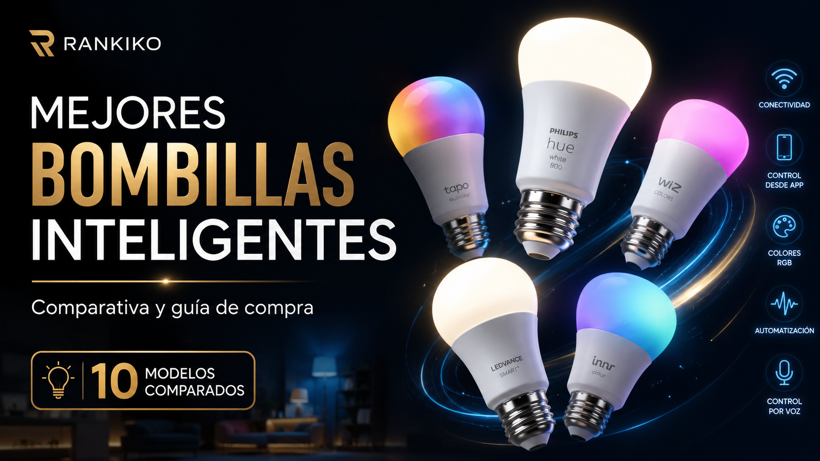 Mejores bombillas inteligentes: comparativa y guía de compra