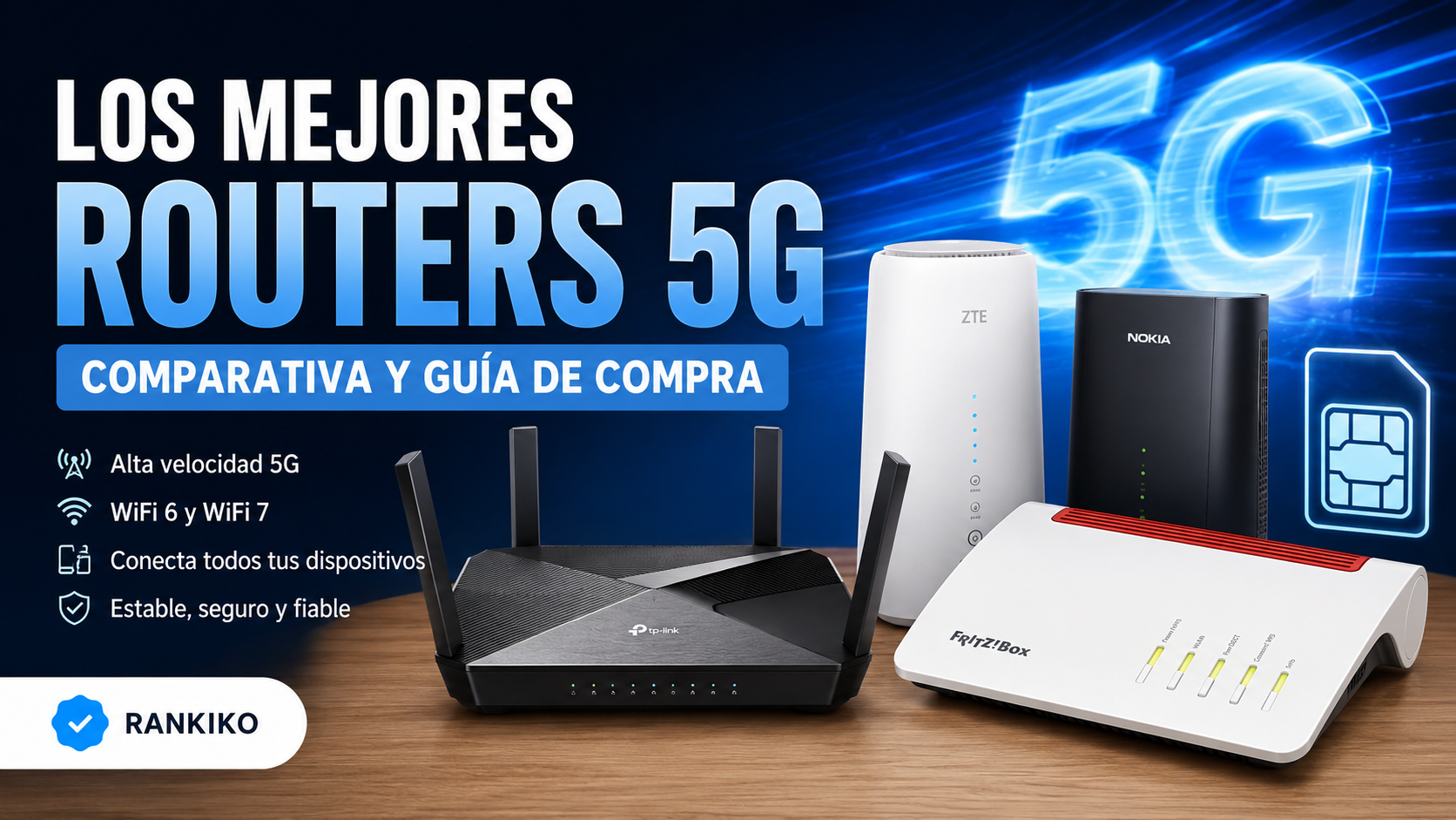 Los mejores routers 5G de 2026: comparativa y guía de compra