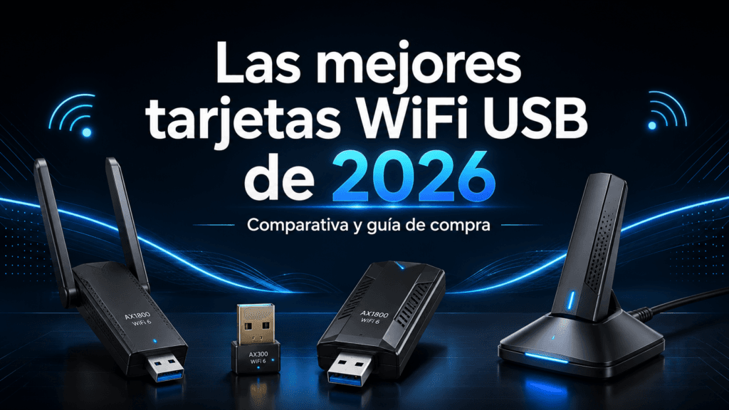 Las mejores tarjetas WiFi USB de 2026: comparativa y guía de compra