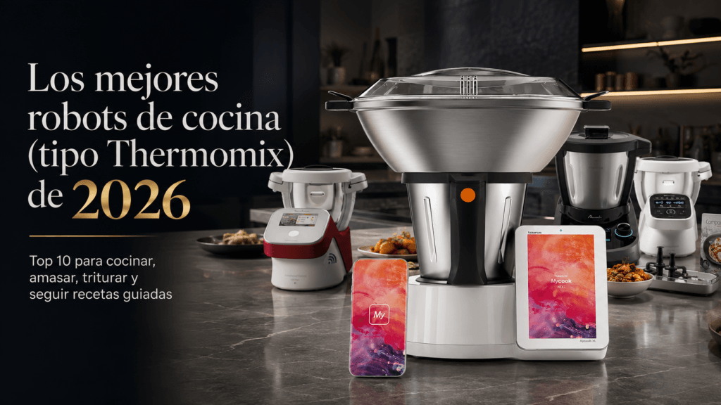 Los mejores robots de cocina (tipo Thermomix) de 2026