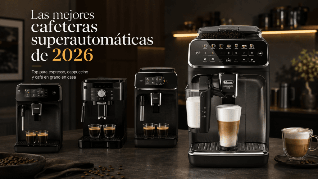Las mejores cafeteras superautomáticas de 2026