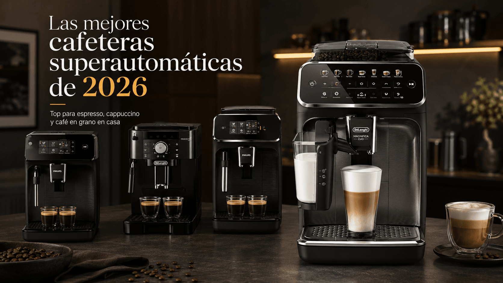Las mejores cafeteras superautomáticas de 2026