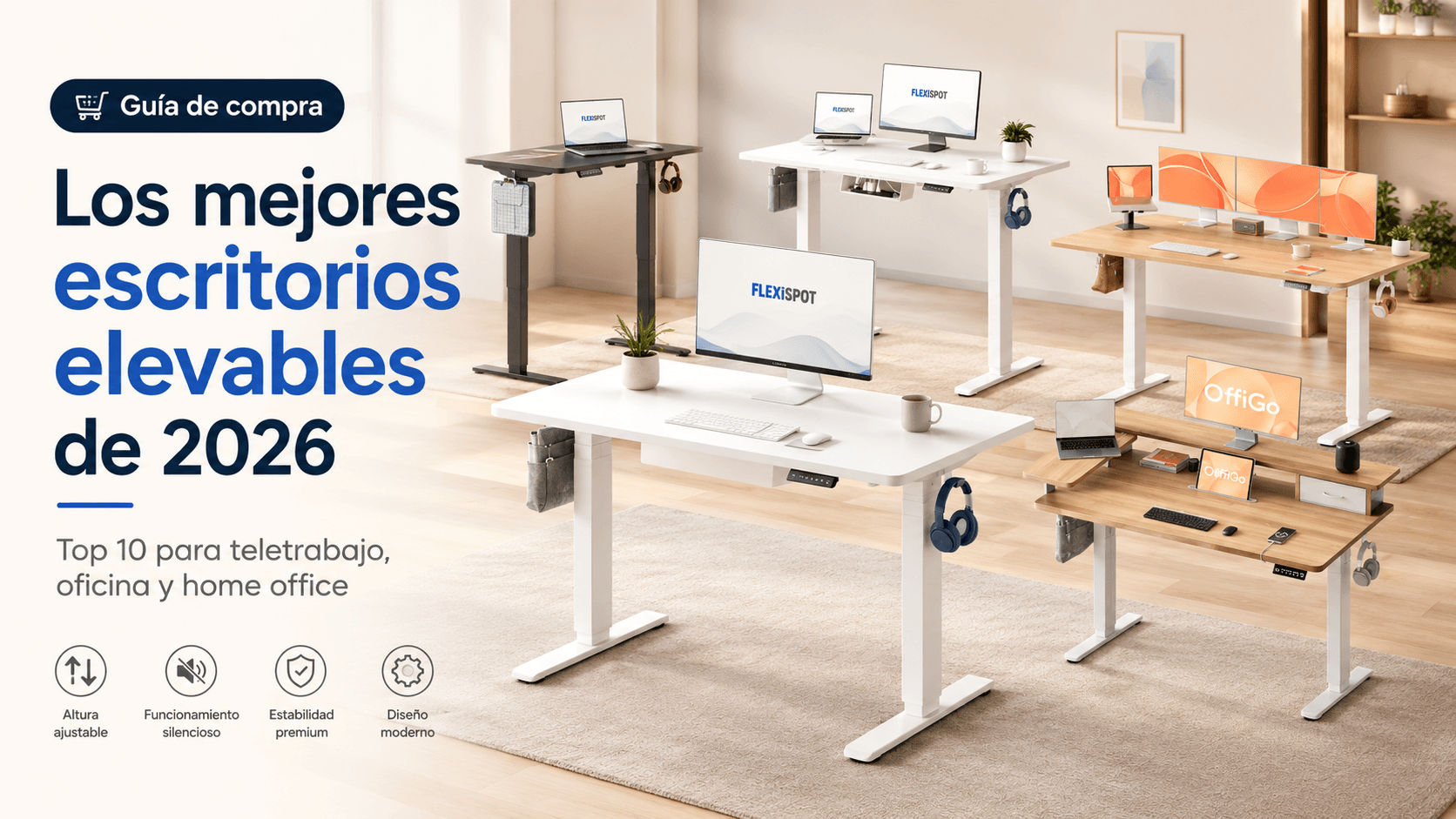 Los mejores escritorios elevables de 2026