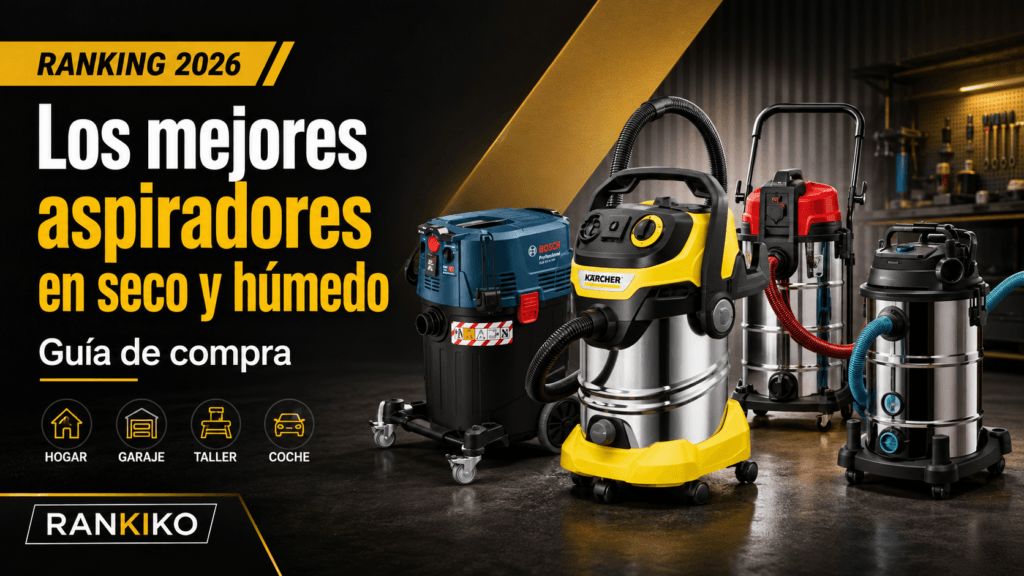 Los mejores aspiradores seco/húmedo para taller de 2026