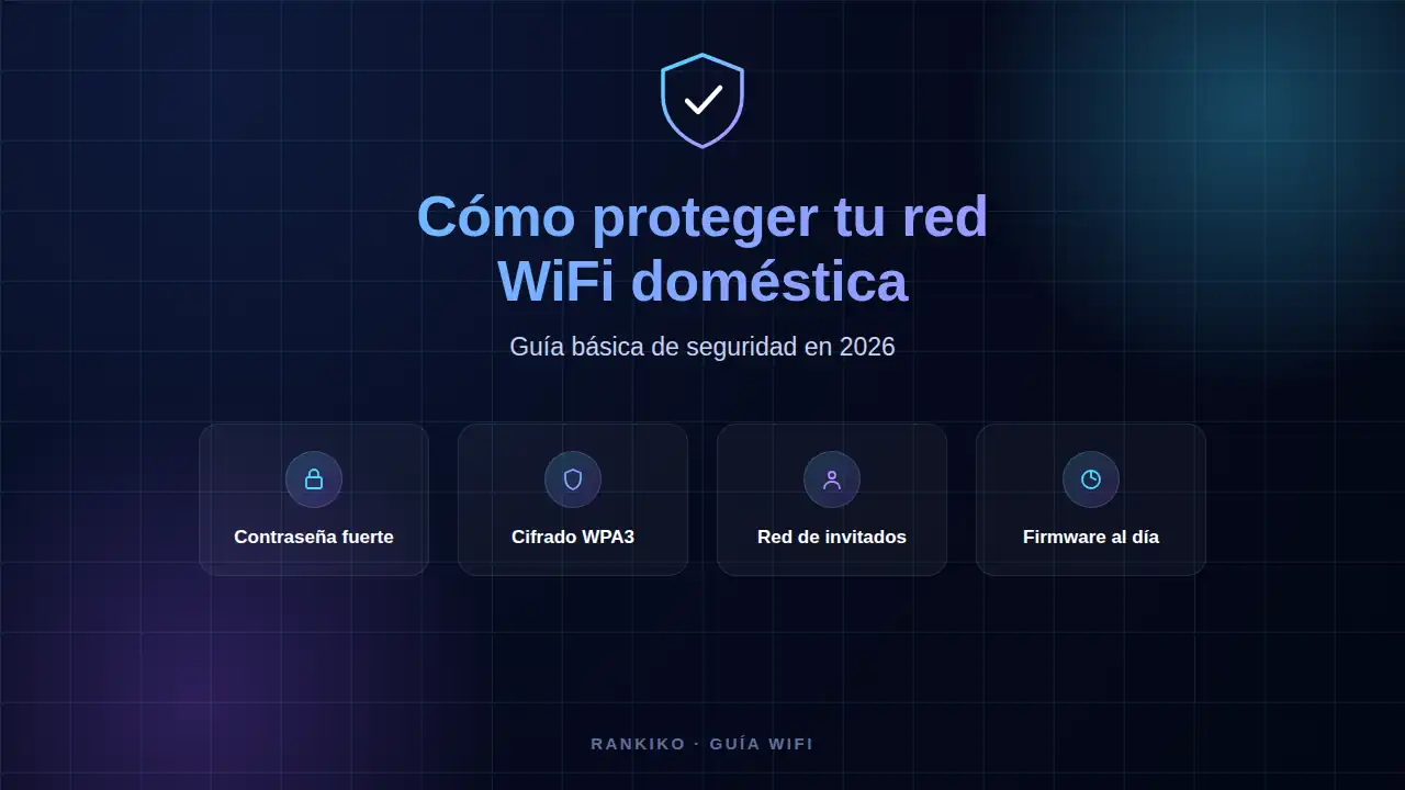 Cómo proteger tu red WiFi doméstica: guía básica de seguridad en 2026