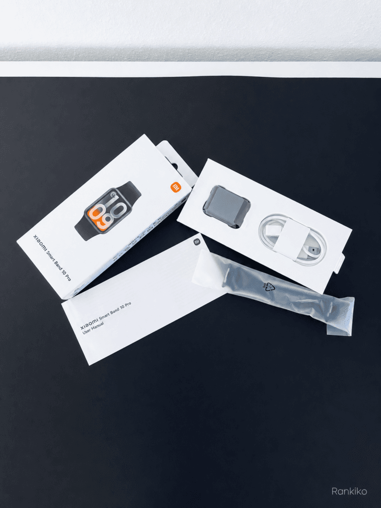 Manual, cable, módulo y correa incluidos con la Xiaomi Smart Band 10 Pro