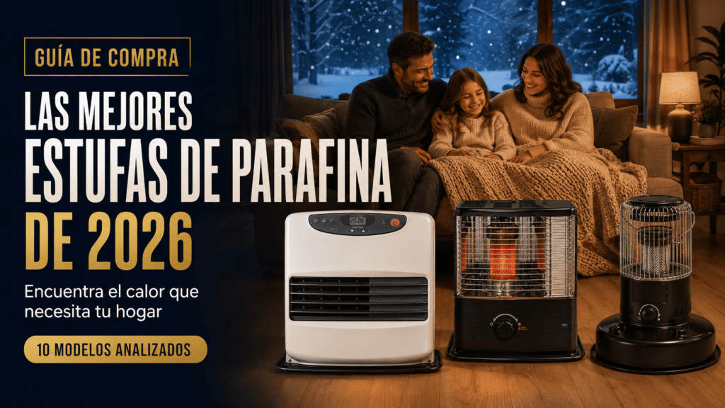 Las mejores estufas de parafina de 2026: comparativa y guía de compra