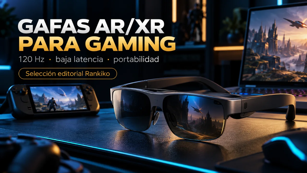 Gafas AR/XR para gaming: 120 Hz, latencia, consolas y PC