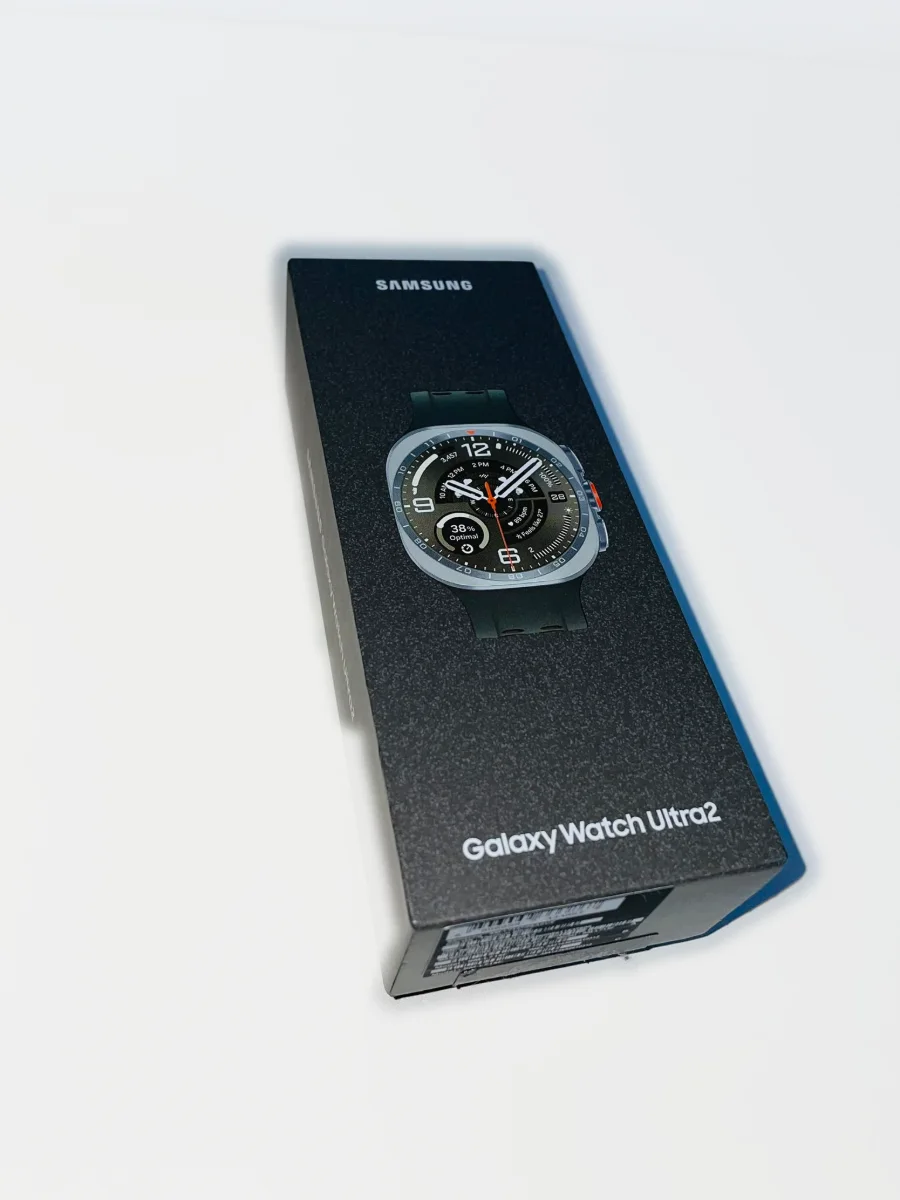 Caja del Samsung Galaxy Watch Ultra2 de Rankiko vista en ángulo