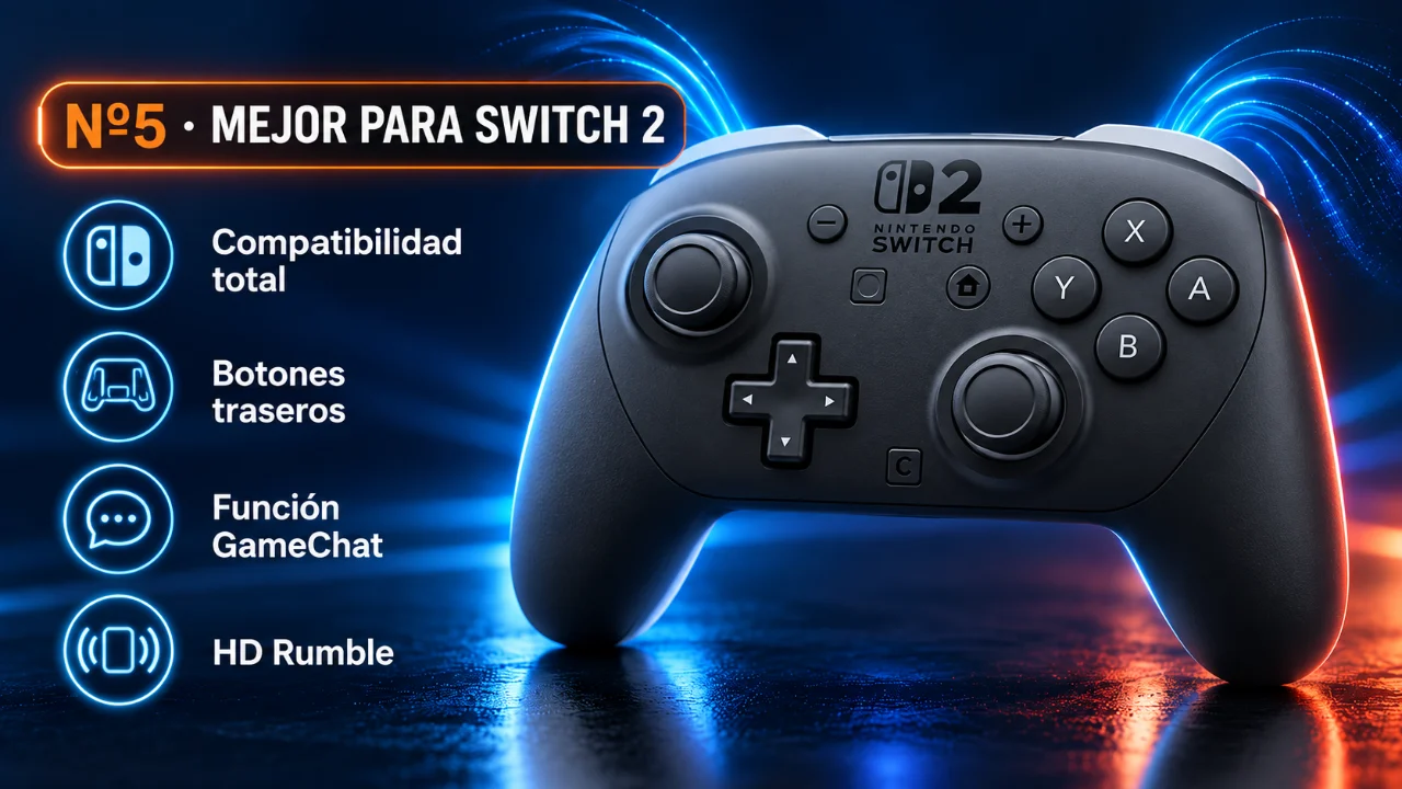 Nintendo Switch 2 Pro Controller, la compra segura para Switch 2