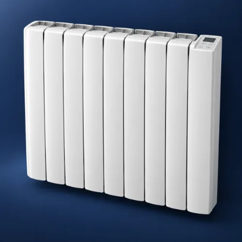 Ilustración del Rointe Kyros Inverter WiFi 1200 W, emisor de fluido térmico de pared