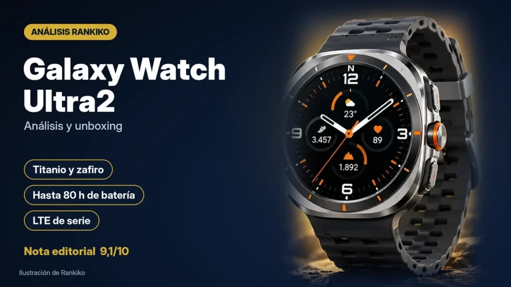Samsung Galaxy Watch Ultra2: unboxing y análisis
