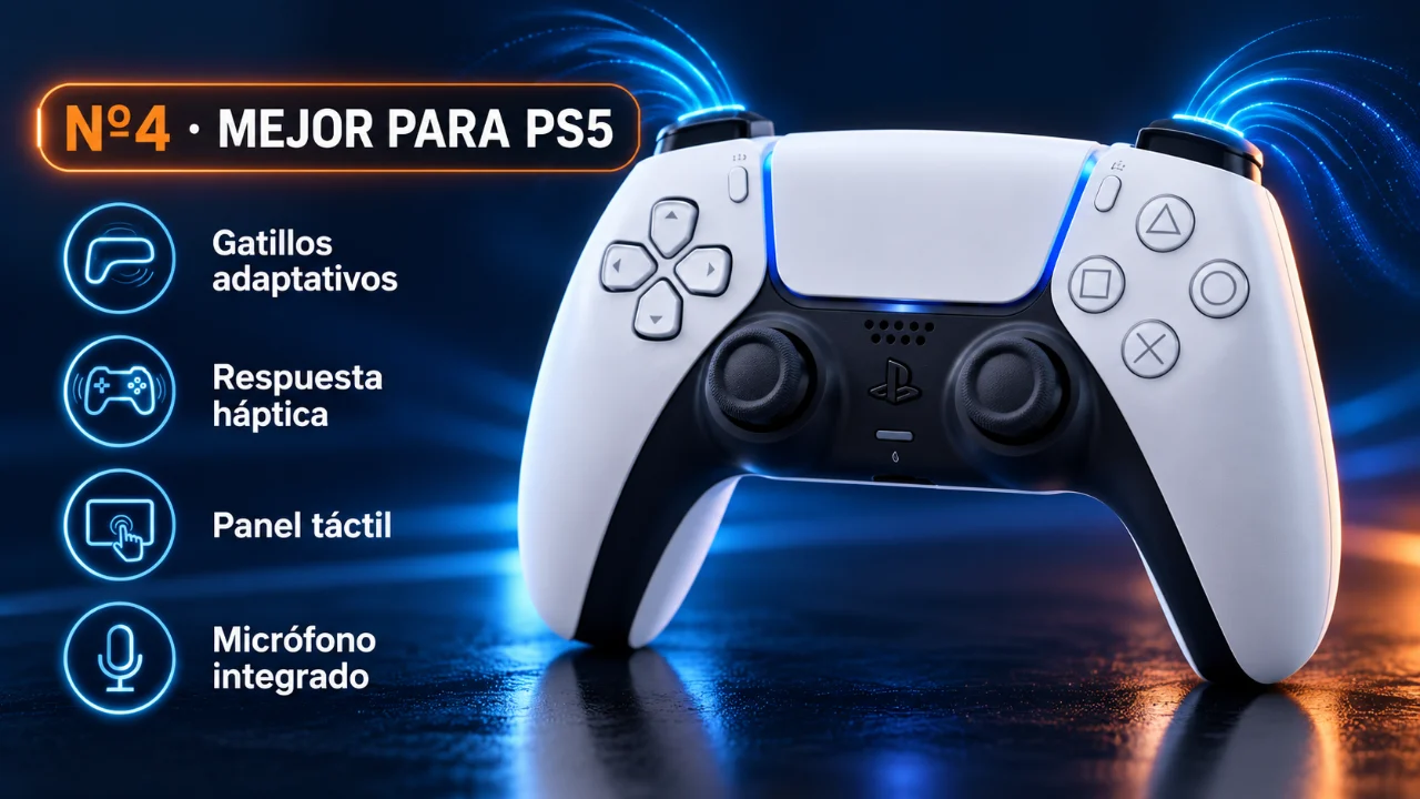 Sony DualSense, el mejor mando para PS5 y juegos inmersivos