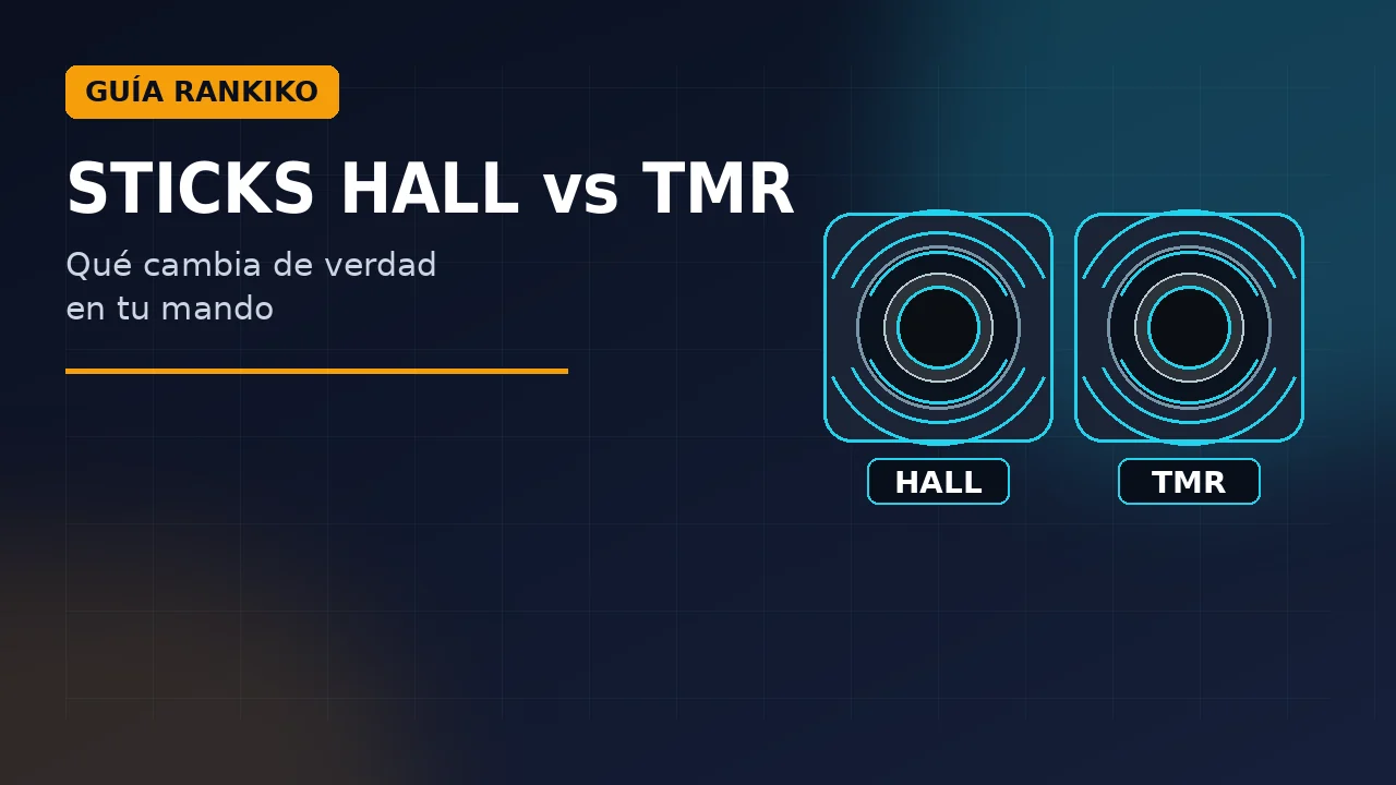 Sticks Hall vs TMR: diferencias reales y cuál elegir en un mando